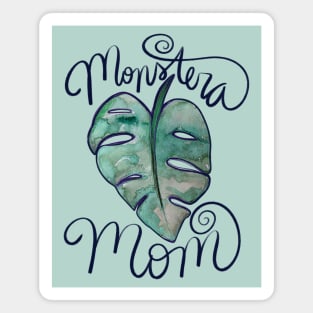 Monstera Mom Magnet